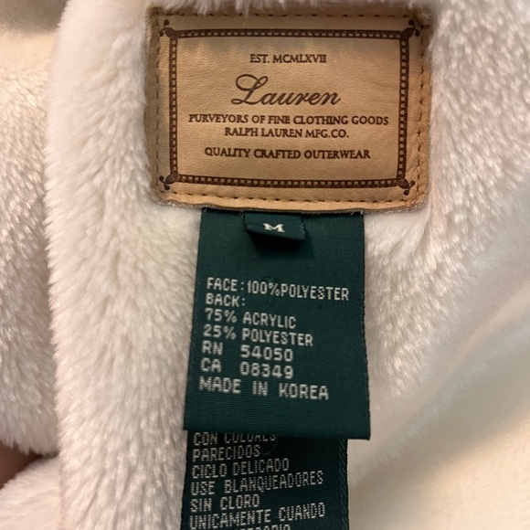 Ralph Lauren Soft White Faux Fur Vest - Picture 3 of 10